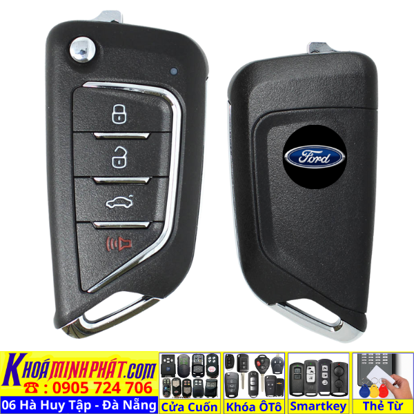 Làm Chìa khoá remote smartkey xe ô tô , Sửa chữa thay vỏ thay pin cho Ford Ranger, Everest, Explorer, Territory, Transit, Ranger Raptor, Tourneo, Escape, EcoSport, Focus, Fiesta, Mondeo, F-150 - Làm Chìa Khoá Xe Ô Tô - Minh Phát