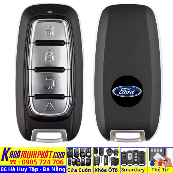 Làm Chìa khoá remote smartkey xe ô tô , Sửa chữa thay vỏ thay pin cho Ford Ranger, Everest, Explorer, Territory, Transit, Ranger Raptor, Tourneo, Escape, EcoSport, Focus, Fiesta, Mondeo, F-150 - Làm Chìa Khoá Xe Ô Tô - Minh Phát