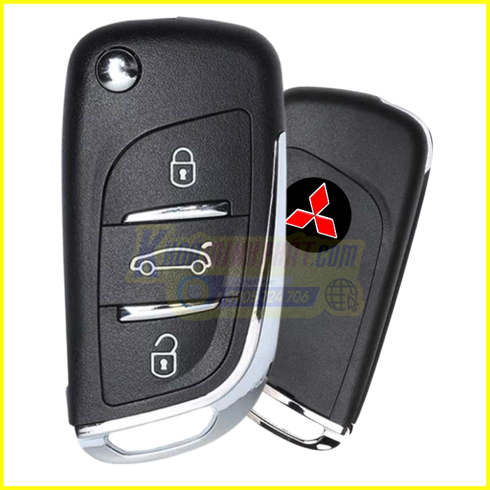 Chìa khóa remote xe Mitsubishi Grandis mẫu V11