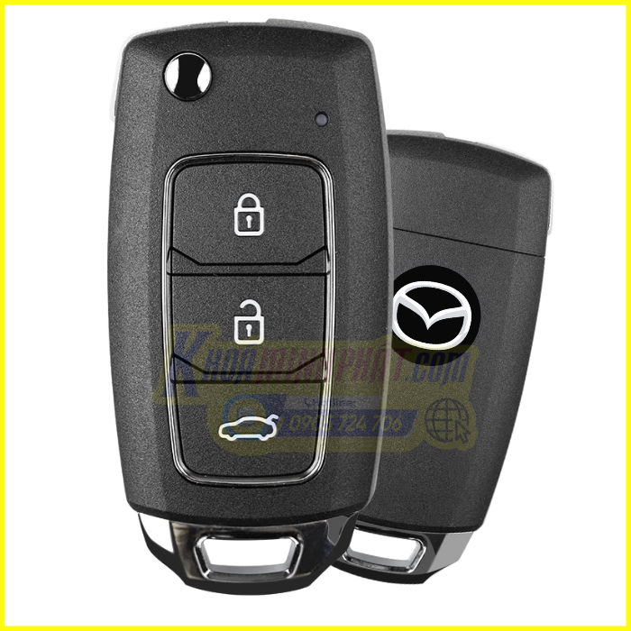 Chìa khóa remote xe Mazda mẫu V28