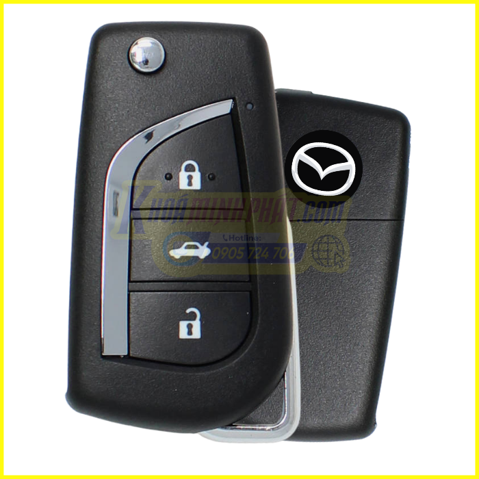 Chìa khóa remote xe Mazda mẫu V13
