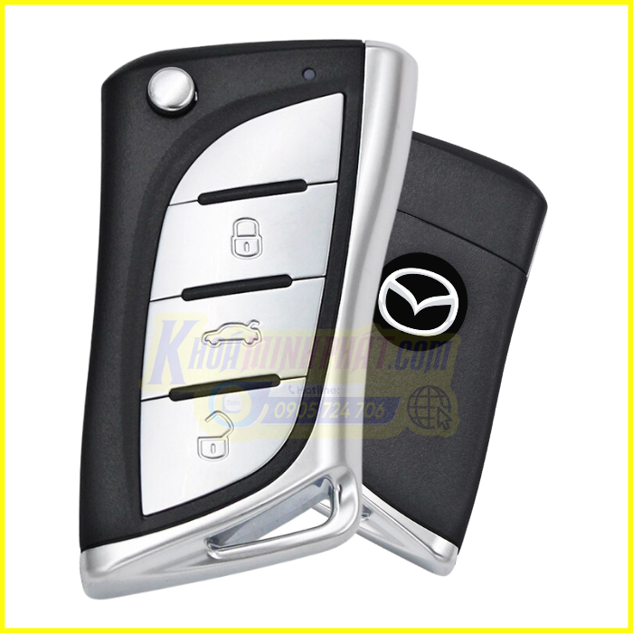 Chìa khóa remote xe Mazda mẫu V19