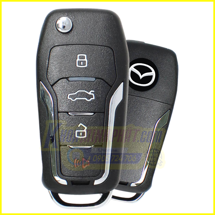 Chìa khóa điều khiển xe Mazda mẫu V12