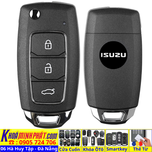 Làm Chìa khoá remote smartkey xe ô tô , Sửa chữa thay vỏ thay pin cho  Chìa Khóa Isuzu Dmax, Mu-X, Hi-Lander, Crosswind, Trooper, Rodeo, Panther  - Làm Chìa Khoá Xe Ô Tô - Minh Phát