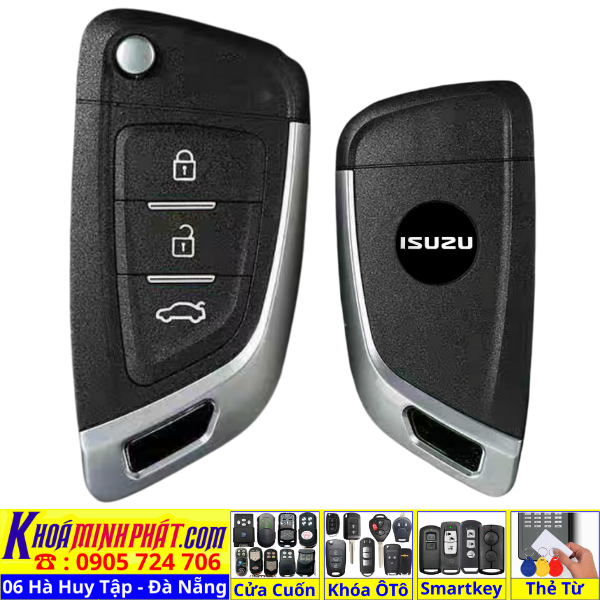 Làm Chìa khoá remote smartkey xe ô tô , Sửa chữa thay vỏ thay pin cho  Chìa Khóa Isuzu Dmax, Mu-X, Hi-Lander, Crosswind, Trooper, Rodeo, Panther  - Làm Chìa Khoá Xe Ô Tô - Minh Phát