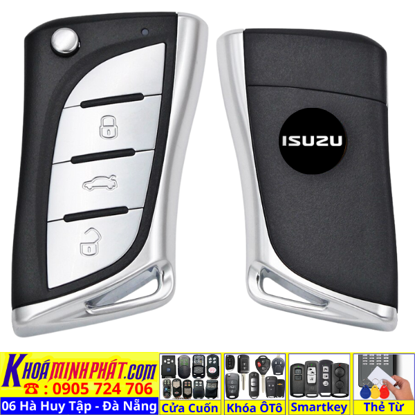 Làm Chìa khoá remote smartkey xe ô tô , Sửa chữa thay vỏ thay pin cho  Chìa Khóa Isuzu Dmax, Mu-X, Hi-Lander, Crosswind, Trooper, Rodeo, Panther  - Làm Chìa Khoá Xe Ô Tô - Minh Phát