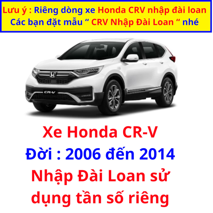 Làm Chìa khóa học lệnh xe Honda CRV nhập đài loan