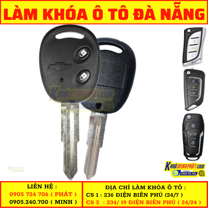 Làm Chìa khoá Ô tô Đà Nẵng Vivant Làm Chìa khoá Ô tô Đà Nẵng Chevrolet Vivant
