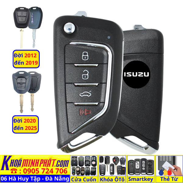 Remote Học Lệnh Xe Ô Tô Isuzu Dmax – Sửa Khoá Tại Đà Nẵng, Làm Nhanh V21