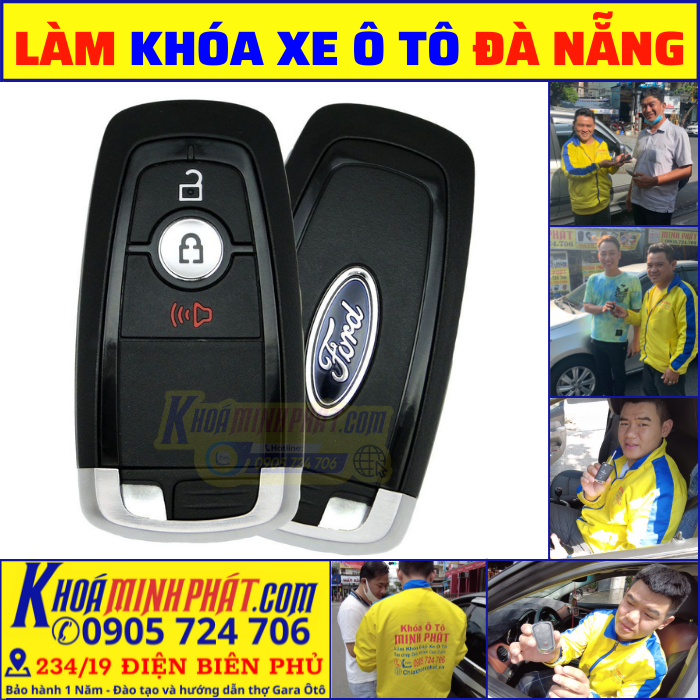 Làm chìa khoá Ô tô Đà Nẵng Ford Ranger Wildtrak