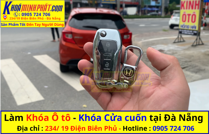 Làm khoá xe Ô tô Đà Nẵng Honda Brio