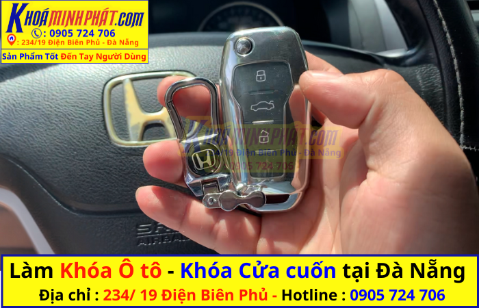 Độ chìa khóa xe Ô tô tại Đà Nẵng Minh Phát Honda CRV