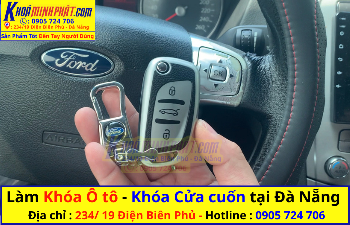 Làm chìa khóa xe Ô tô tại Đà Nẵng Minh Phát Ford Focus
