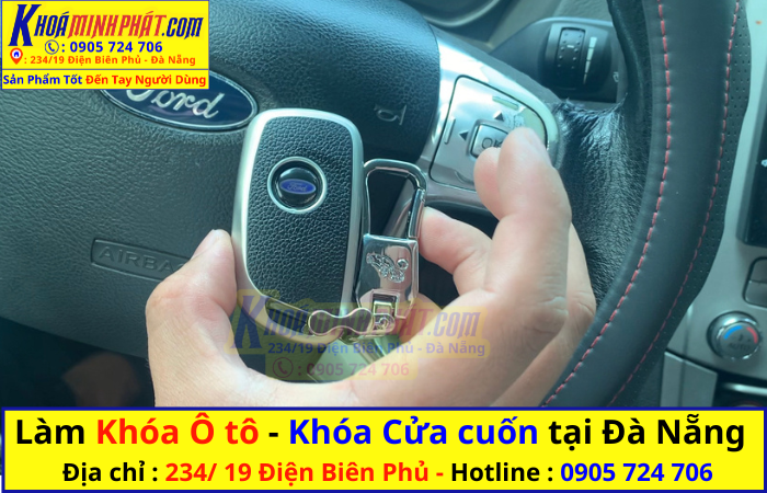 Thay vỏ chìa khóa xe Ô tô tại Đà Nẵng Minh Phát Ford