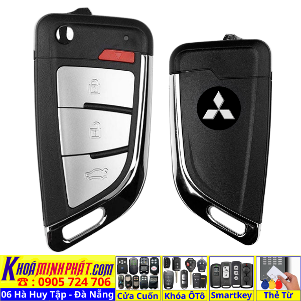 Làm Chìa khoá remote smartkey xe ô tô , Sửa chữa thay vỏ thay pin cho  Chìa Khóa Mitsubishi Xpander, Xpander Cross, Outlander, Pajero, Pajero Sport, Triton, Attrage, Mirage, Lancer, Jolie, Zinger, Grandis, Airtrek, Eclipse Cross, Delica, Destinator  - Làm Chìa Khoá Xe Ô Tô - Minh Phát