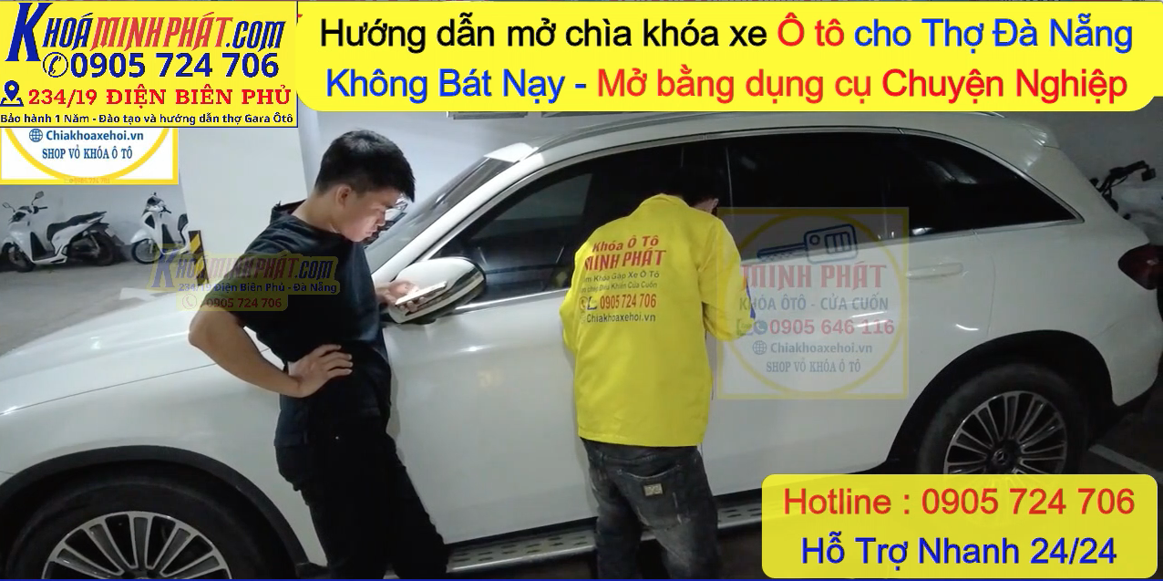 Dịch vu Mở khóa xe ô tô tại Đà Nẵng