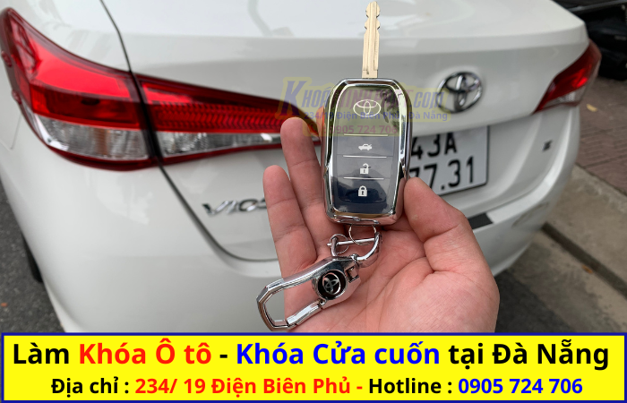 Làm chìa khóa xe Ô tô tại Đà Nẵng Toyota Vios