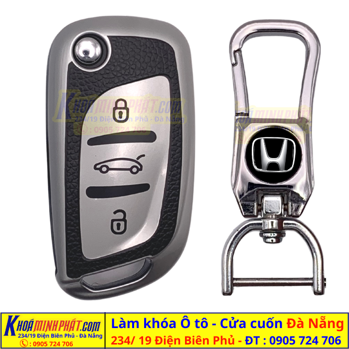 Làm chìa khoá xe ô tô Đà Nẵng Bao da V11 Honda