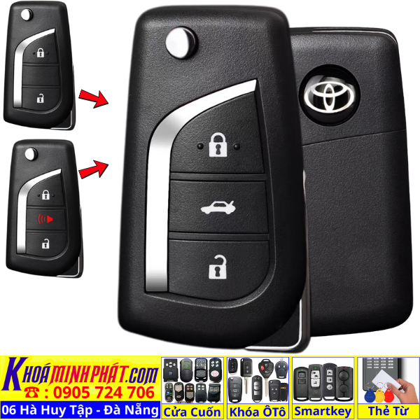 Làm Chìa Khoá Xe Ô Tô Toyota Fortuner 2015, 2016, 2017, 2018, 2019, 2020, 2021, 2022, 2023, 2024, 2025 – Chìa Khoá Học Lệnh V13