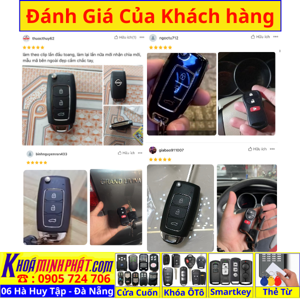 Chìa khoá remote độ gập xe Nissan Grand Livina Full chức năng remote học lệnh gấp gọn điều khiển V28