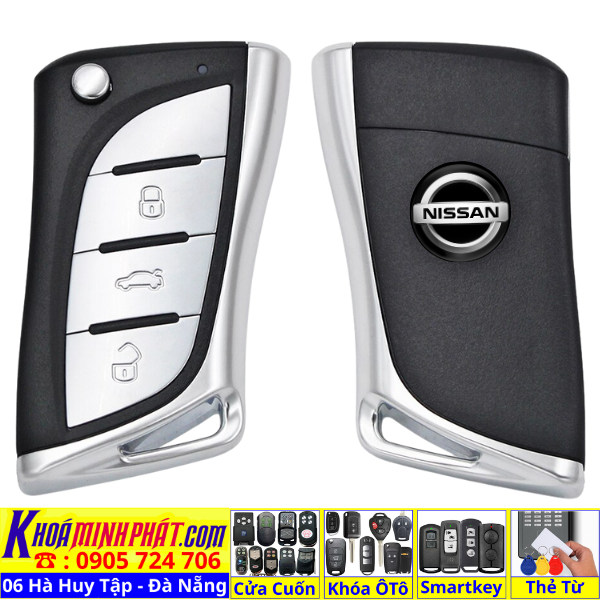 Chìa khoá remote độ gập xe Nissan Navara, Terra Full chức năng remote học lệnh gấp gọn điều khiển V19 Chìa khoá remote độ gập xe Nissan Navara, Terra Full chức năng remote học lệnh gấp gọn điều khiển V19