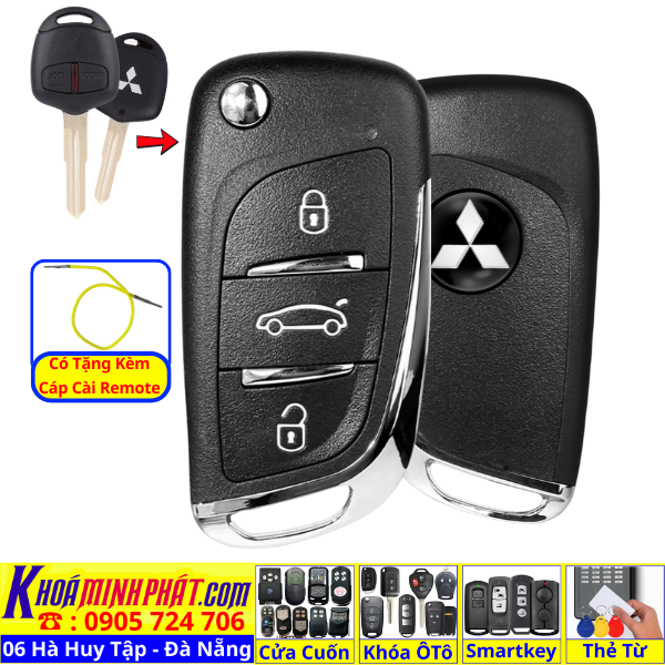 Làm Chìa Khóa Remote Xe Mitsubishi Grandis Mẫu Mới Full Chức Năng Tại Đà Nẵng V11