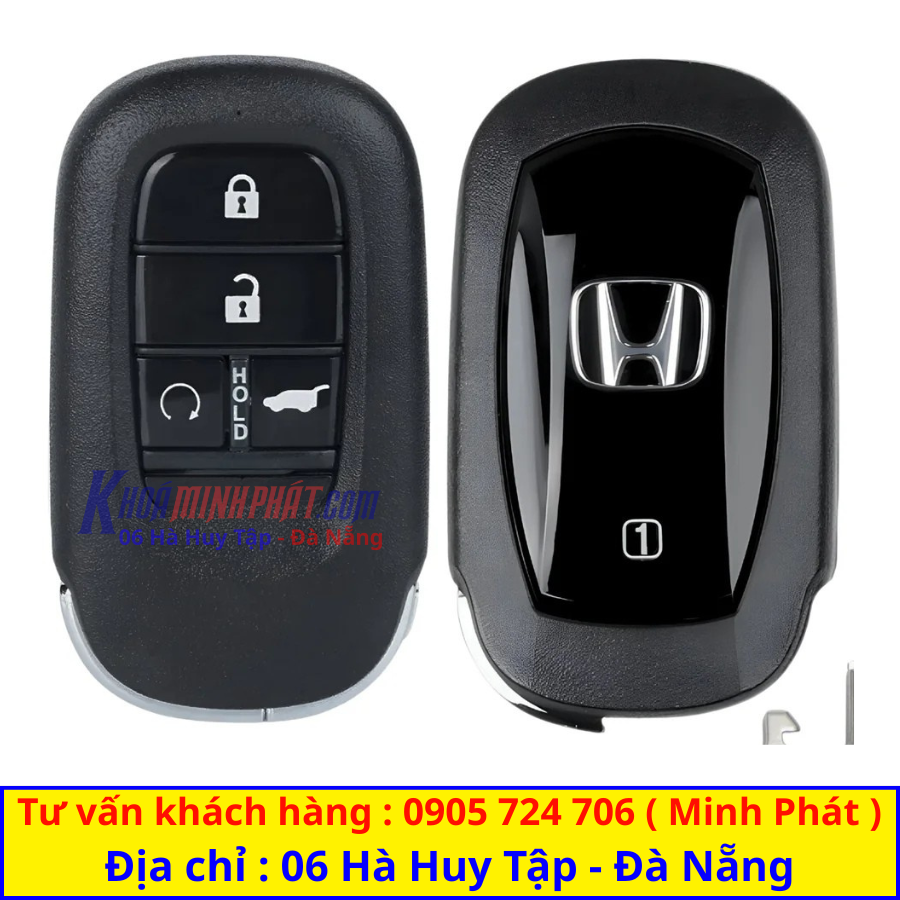 VVDI Smartkey Honda fom mới 4 nút - Smartkey sử dụng cho máy tạo chìa khoá Đà Nẵng VVDI key tool bản CH