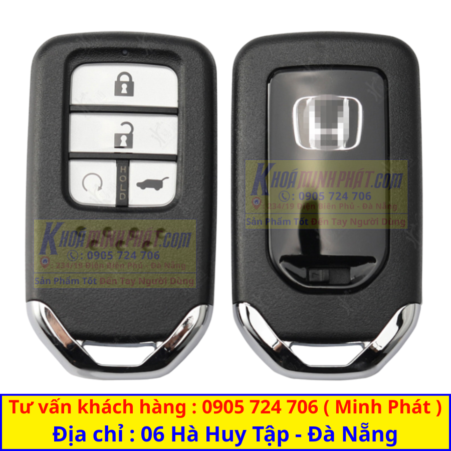 VVDI Smartkey Honda fom cũ 4 nút - Smartkey sử dụng cho máy tạo chìa khoá Đà Nẵng VVDI key tool bản CH
