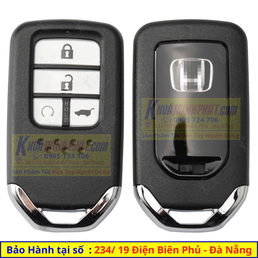 Các mẫu Vỏ chìa khoá smartkey VVDI Honda 4 nút