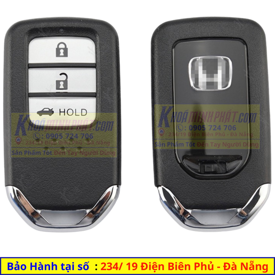 Các mẫu Vỏ chìa khoá smartkey VVDI Honda 3 nút