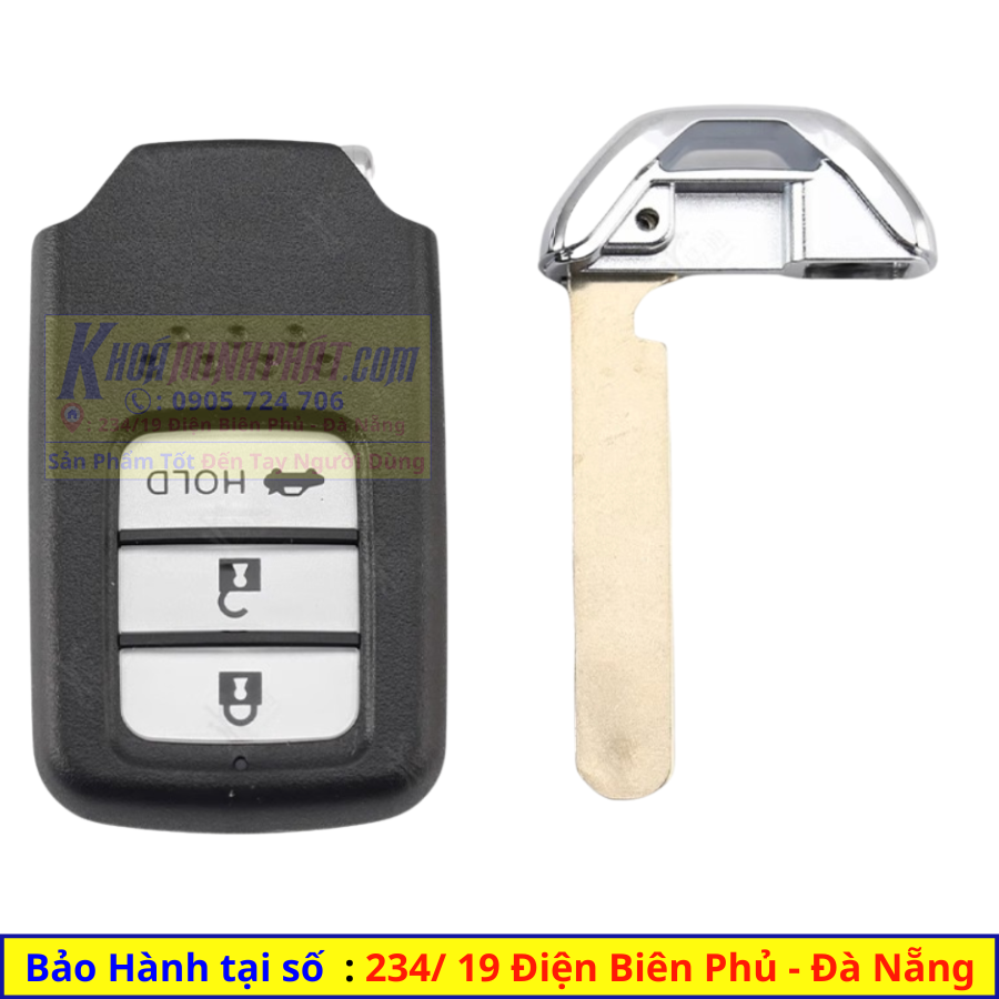 Honda 3 nút Chìa khoá Smartkey VVDI key tool MX38