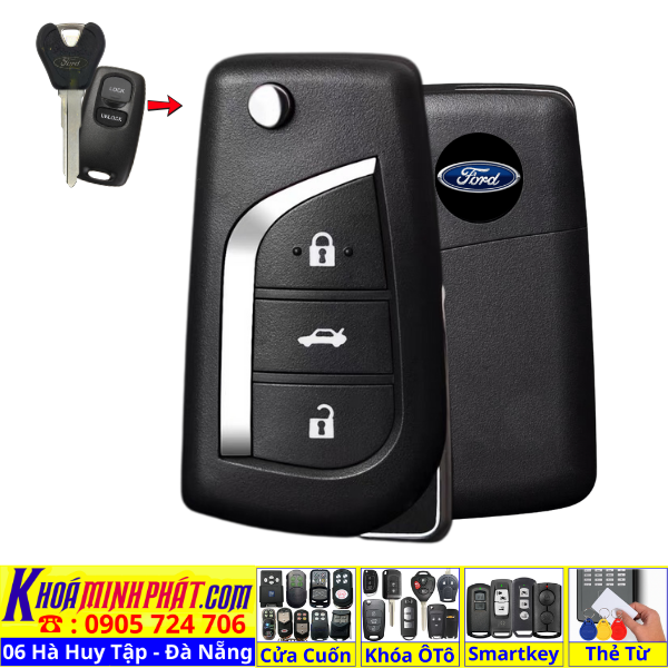 Làm Chìa Khóa Xe Ô Tô Ford Everest | Remote Thông Minh Học Lệnh Chuẩn Xe V13