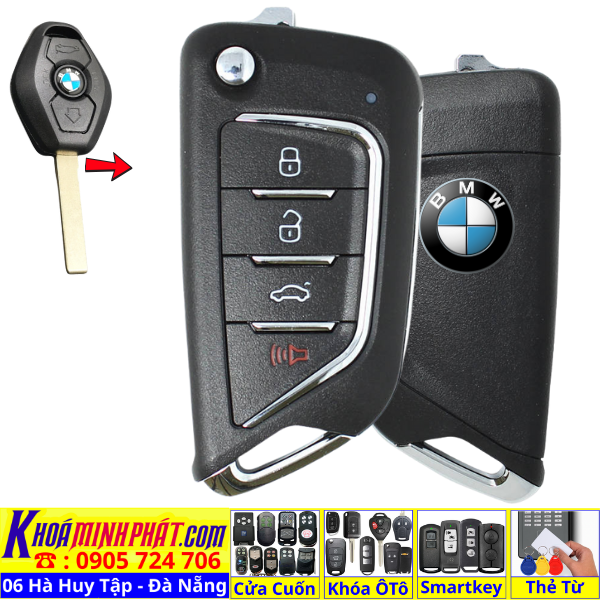 Nâng Cấp Chìa Khóa Gập Gọn Cho Xe Ô Tô Có An Toàn Không? mẫu BMW V21