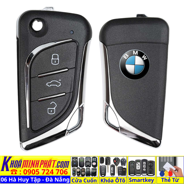 Chìa khóa remote xe BMW E60 E46 318i 325i tần số 433Mhz Điều khiển độ gập gấp gọn mẫu V17 Chìa khóa remote xe BMW E60 E46 318i 325i tần số 433Mhz Điều khiển độ gập gấp gọn mẫu V17