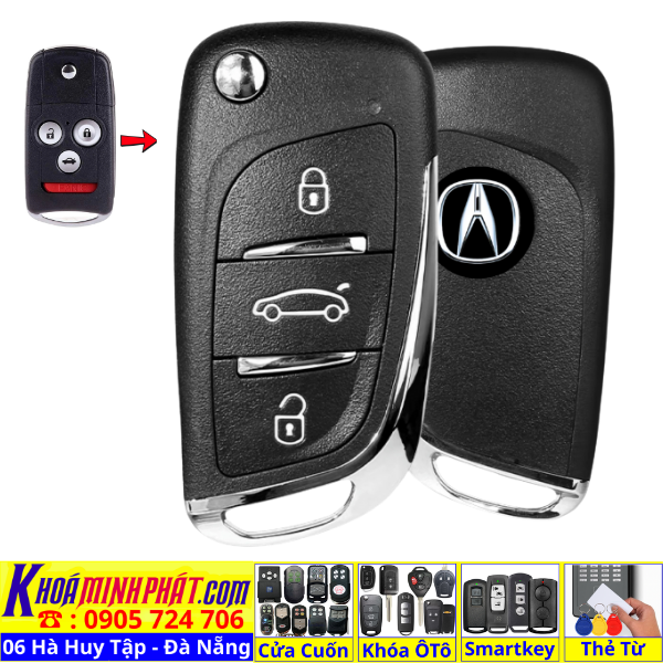 Chìa Khoá Học lệnh xe Ô tô Mã Sản Phẩm : Acura V11