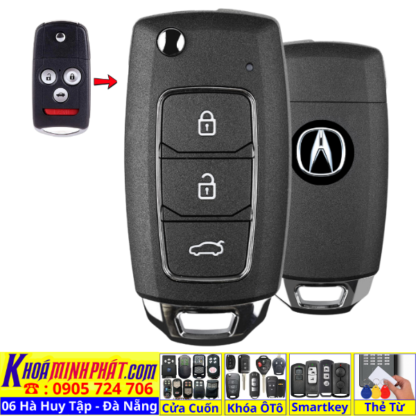 Chìa điều khiển độ gập xe Mã Sản Phẩm : Acura V28