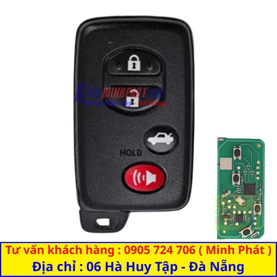 Vỏ mẫu 8 thay thế cho mạch điện VVDI smartkey toyota nhỏ Vỏ mẫu 8 thay thế cho mạch điện VVDI smartkey toyota nhỏ