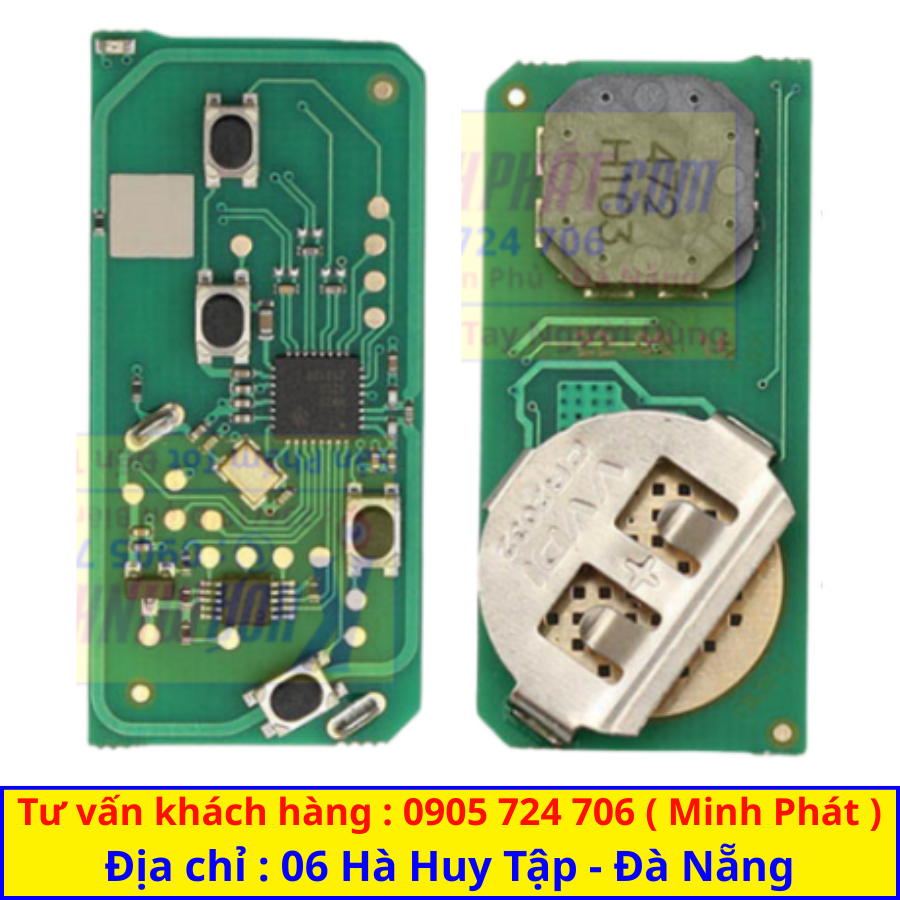 Mạch điện VVDI smartkey toyota nhỏ dùng để lắp vào vỏ thay đổi hình dạn cho nhiều dòng xe toyota Mạch điện VVDI smartkey toyota nhỏ dùng để lắp vào vỏ thay đổi hình dạn cho nhiều dòng xe toyota