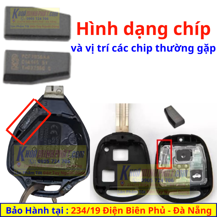 Chip từ xe ô tô là gì hình dạng chip từ xe ô tô và vị trí chíp