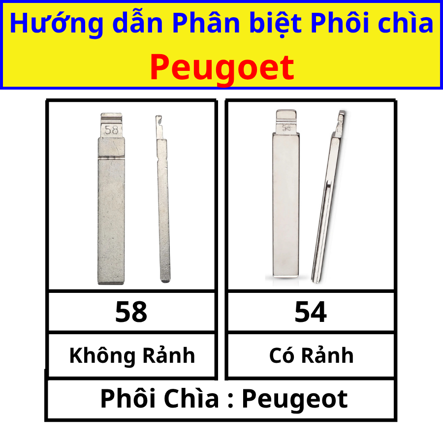 Phôi chìa khoá xe ô tô 1 , key blade chìa khoá xe hơi VVDI KD TY300 AIK key tool Minh Phát Smartkey